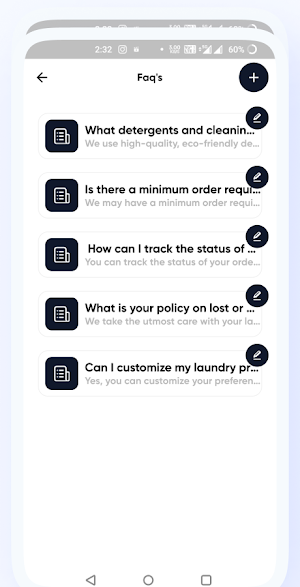 FastLaundry Store App Screenshot 1