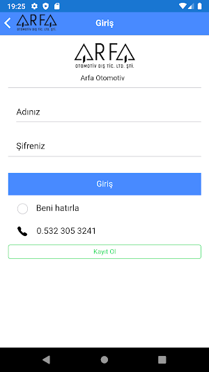 Arfa B2B Uygulaması Screenshot 0