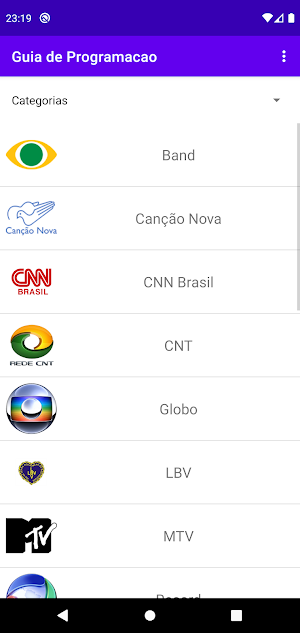 Guia de Programação Screenshot 0