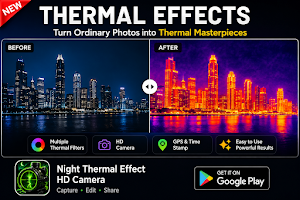 Night Thermal Effect HD Camera Screenshot 1