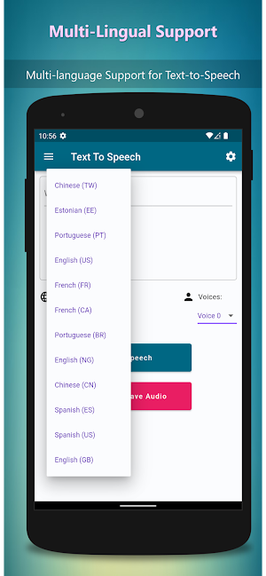 TalkText: Text-to-Speech App Screenshot 1