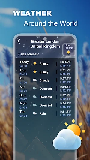 Weather Forecast & Launcher Screenshot 1