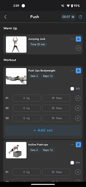 AE FITNESS Screenshot 1