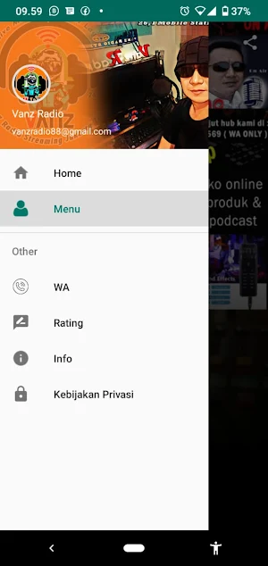 Vanz Radio Streaming Screenshot 2