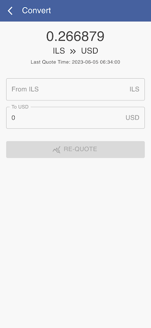 USD to ILS Screenshot 3