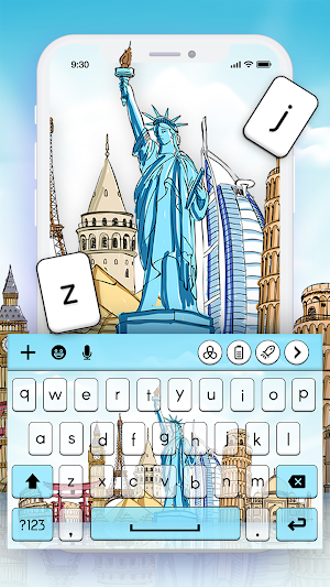Famous Place Keyboard Screenshot 2
