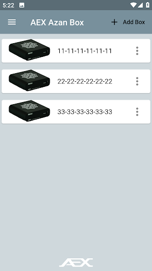 AEX AzanBox Screenshot 1