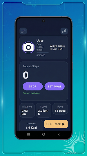 FitStride: Pedometer & BMI Screenshot 1