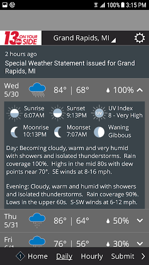 WZZM 13 Weather Screenshot 1