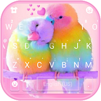 Love Parrots Keyboard Theme
