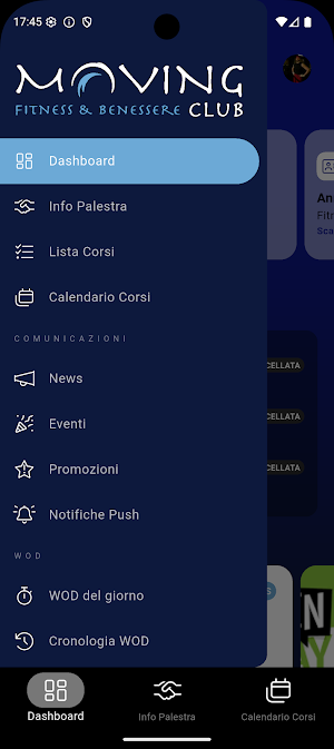 Moving Club App Screenshot 1