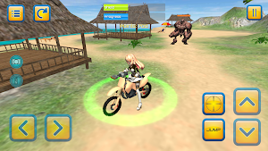 Motorbike Girls Jumping Mission Screenshot 2