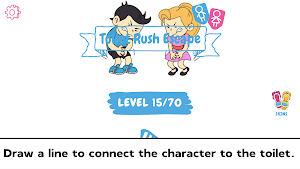 Toliet Rush Maze Screenshot 1