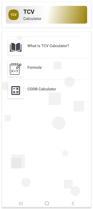 TCV Calculator Screenshot 0