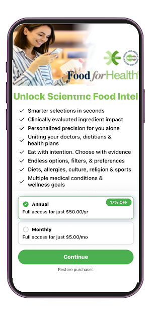 Food for Health® Screenshot 0