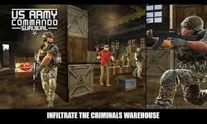 US Army Commando Survival - FPS Shooter Screenshot 0