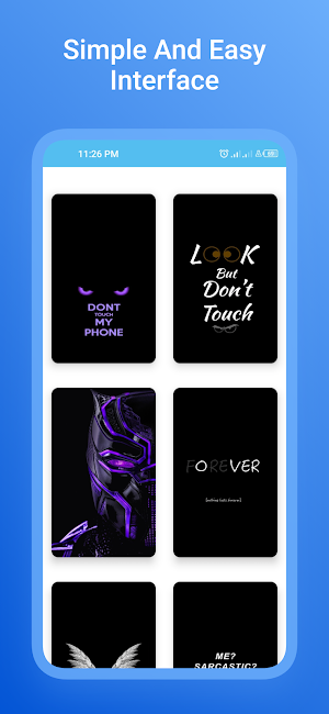 Black wallpaper Screenshot 3