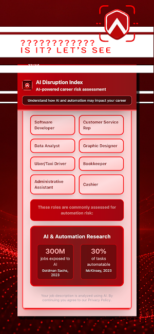 AI Disruption Index Screenshot 1