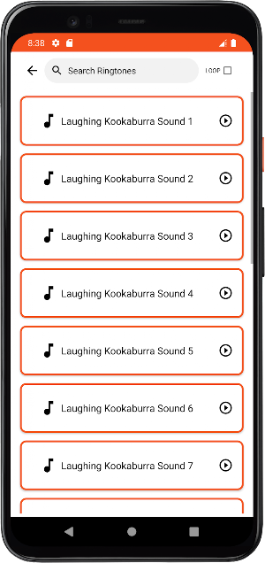 laughing kookaburra Sounds Screenshot 2