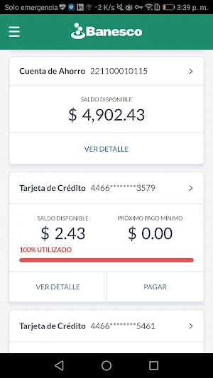Banesco PA Screenshot 2