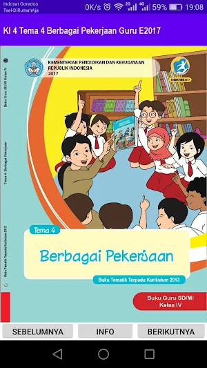 Kl 4 Tema 4 Berbagai Pekerjaan Guru E2017 Screenshot 0