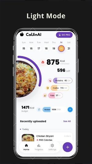CalJin AI - Calorie Tracker Screenshot 1