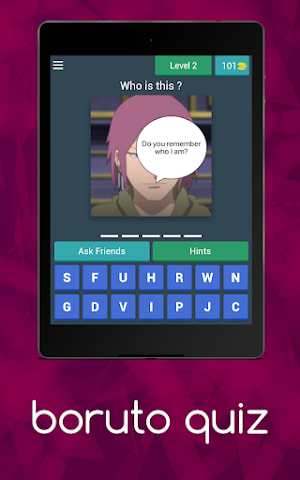 boruto quiz Screenshot 2