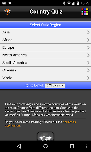 Country Quiz Lite Screenshot 1