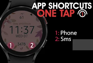 Rose Motivation Watch Face Screenshot 3