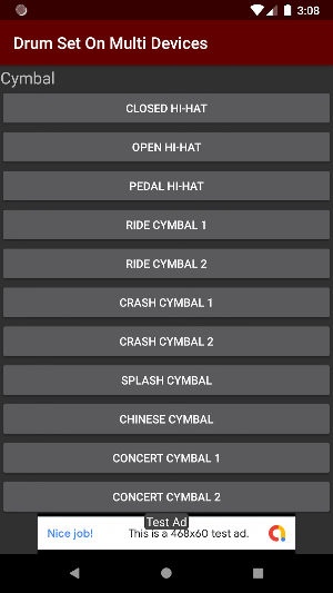 Drum Set On Multi Devices Screenshot 3