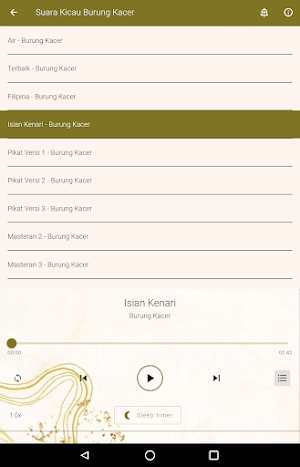 Suara Kicau Burung Kacer Screenshot 3