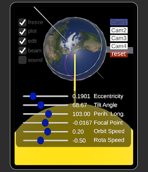 Solar Analemma Mechanics Screenshot 1