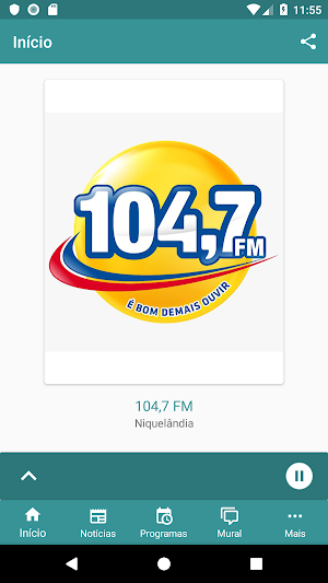 104.7 FM Niquelandia Screenshot 1