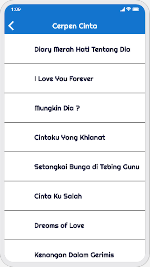 Novel Cerpen Cinta Screenshot 1