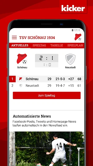 TSV Schönau Screenshot 2