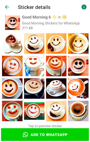 Morning Stickers for WhatsApp Screenshot 2