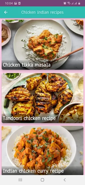 Indian dishes Screenshot 2
