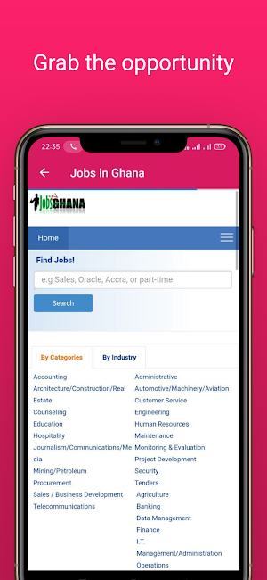 Ghana Jobs Hub Screenshot 1