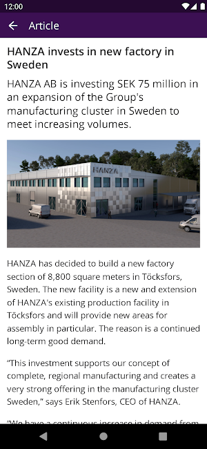 HANZA Hub Screenshot 2