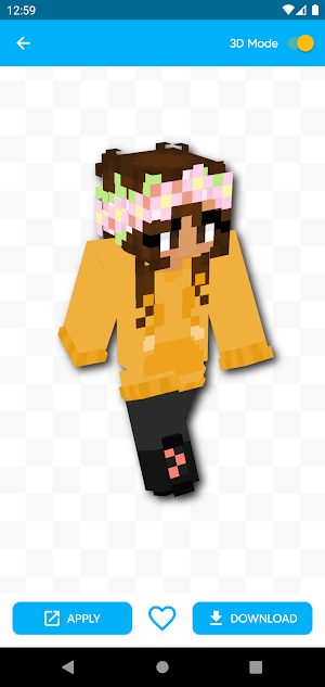 Cute Girls Skins for Minecraft PE Screenshot 1