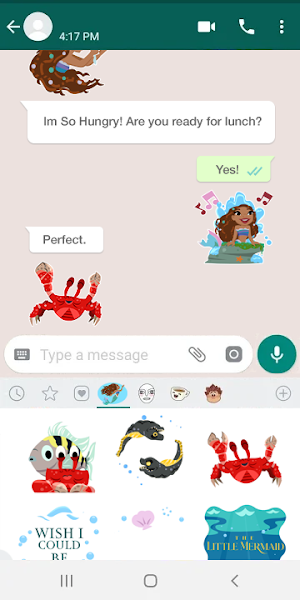 The Little Mermaid Stickers Screenshot 3