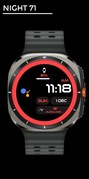Night 71 - watch face Screenshot 0