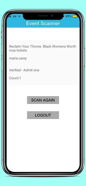 Axcess AI Event Scanner Screenshot 1