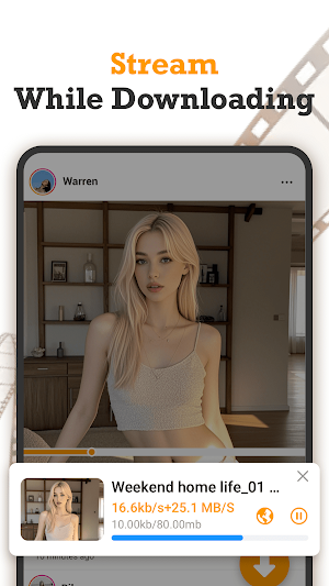 Video Downloader & Player Screenshot 2