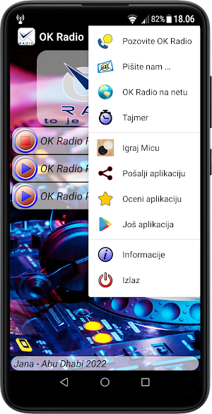OK Radio Belgrade Screenshot 1