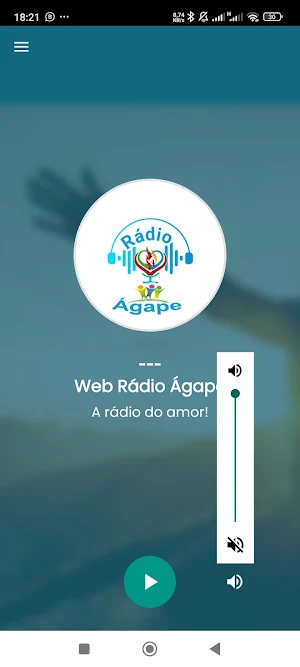 Web Rádio Ágape Screenshot 0