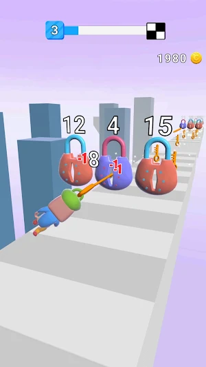 Keyman Runner 3D Screenshot 2