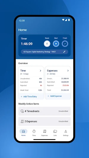 BigTime Mobile Screenshot 0