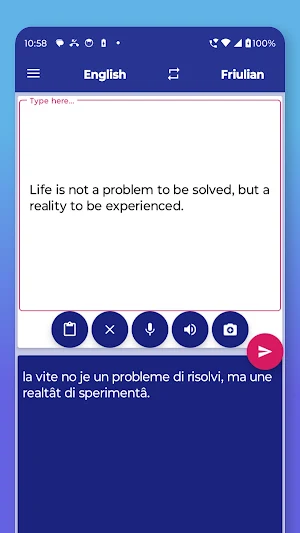 Friulian English Translator Screenshot 2