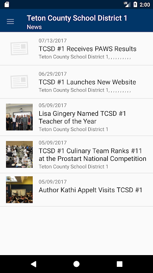 Teton County School District #1 Screenshot 1